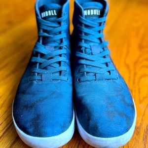 NoBull - HIGH-TOP NAVY TIE-DYE CANVAS TRAINER size 9 men, 10.5 women